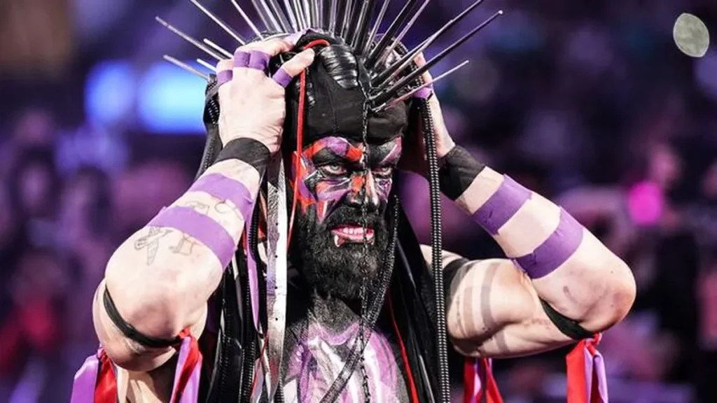 Finn Bálor as Demon Bálor before his WrestleMania 42 match against Dominik Mysterio
