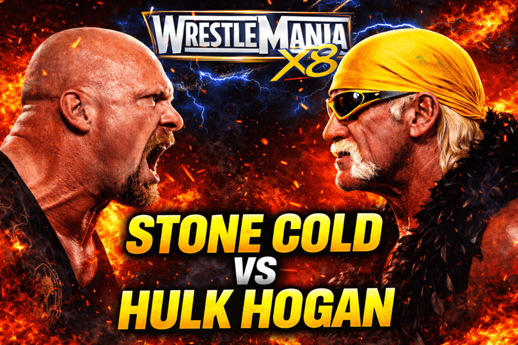 Stone Cold Steve Austin vs. Hulk Hogan at WrestleMania 18