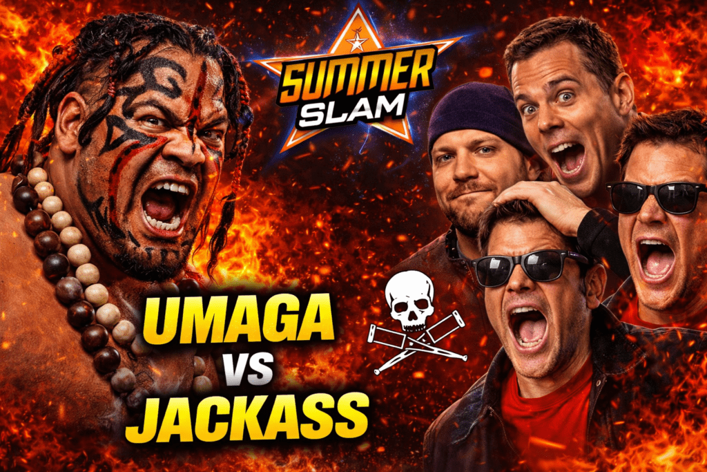 Jackass vs. Umaga at SummerSlam
