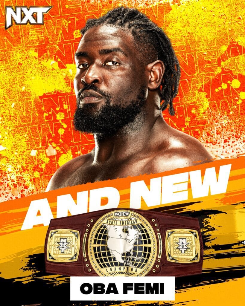 oba femi nxt north american champion