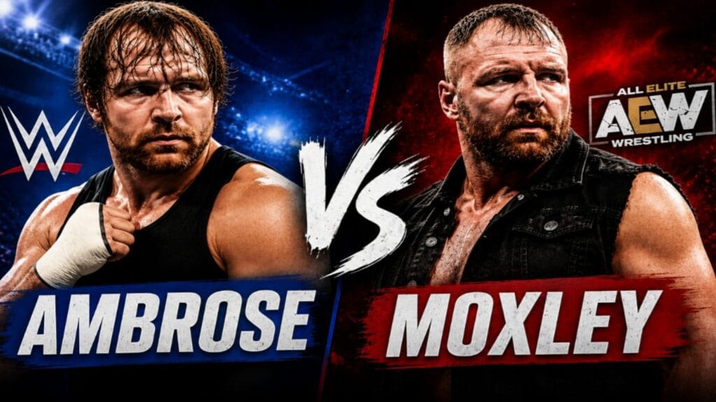 Dean Ambrose vs Jon Moxley WWE and AEW wrestling comparison thumbnail