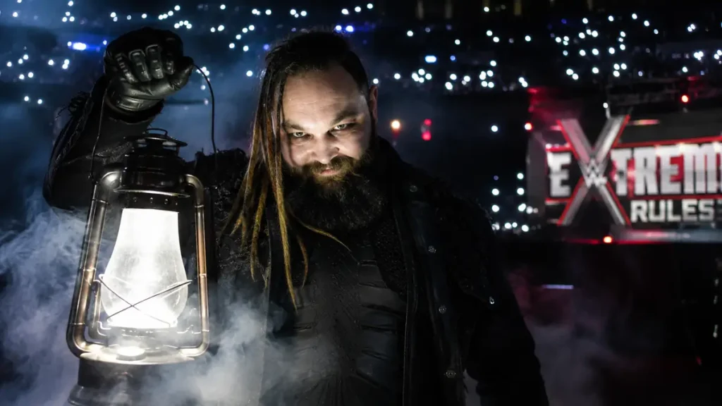 Bray Wyatt returns at WWE Extreme Rules 2022 holding a lantern during his iconic comeback entrance
