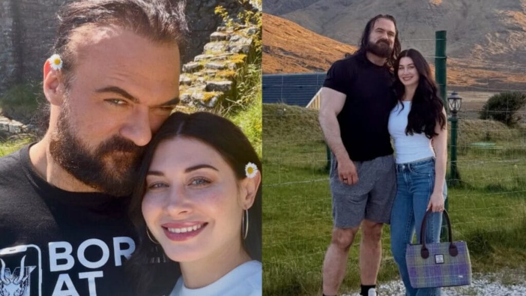 drew mcintyre and her wife kaitlyn