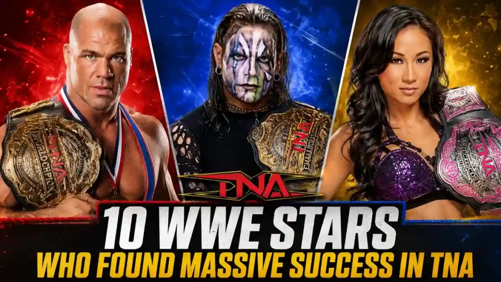 Top 10 former WWE superstars who became world champions in TNA wrestling