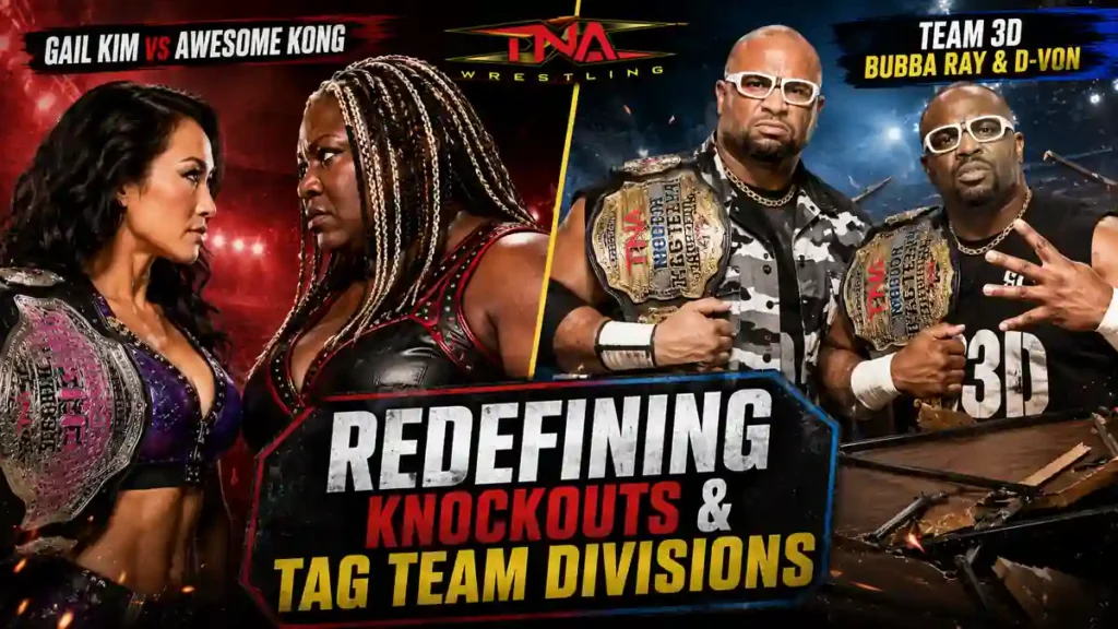 Gail Kim Awesome Kong rivalry and Team 3D TNA tag team dominance