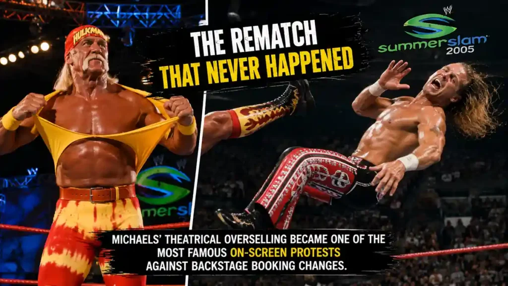 Hulk Hogan vs Shawn Michaels SummerSlam 2005 overselling match