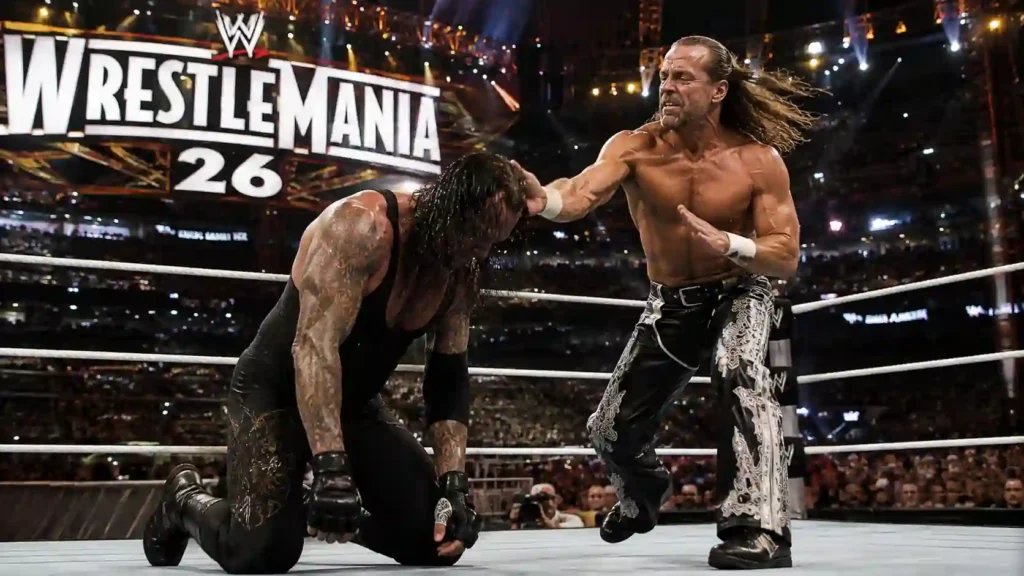 The Undertaker vs Shawn Michaels Streak vs Career WrestleMania 26 final moment