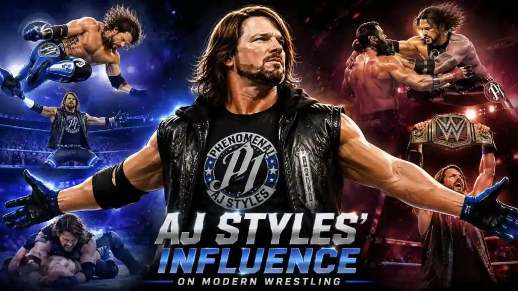 AJ Styles influencing modern professional wrestling