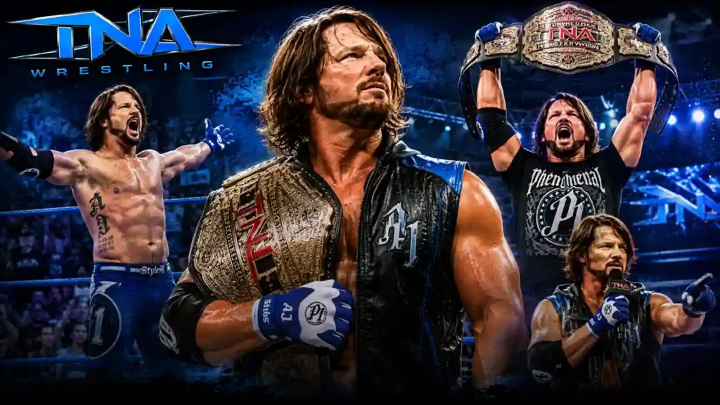 AJ Styles during his legendary TNA wrestling career