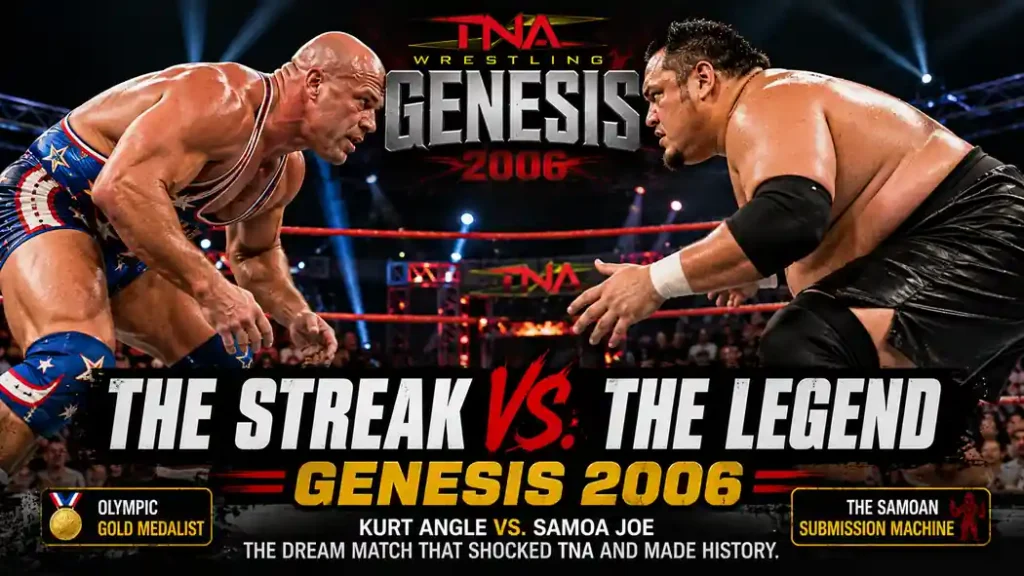 Kurt Angle vs Samoa Joe Genesis 2006 TNA dream match